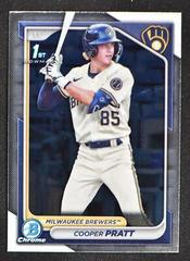 Cooper Pratt #BCP-137 Baseball Cards 2024 Bowman Chrome Prospect Prices