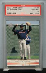 Pedro Martinez #594 Baseball Cards 2002 Upper Deck Prices