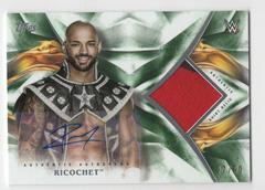 Ricochet [Green] #UAR-RC Wrestling Cards 2019 Topps WWE Undisputed Auto Relic Prices