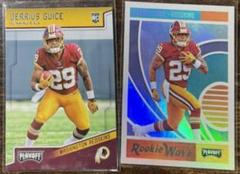 Derrius Guice #14 Football Cards 2018 Panini Playoff Rookie Wave Prices