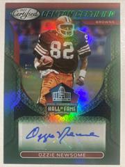 Ozzie Newsome [Green Etch] #CCS-ON Football Cards 2022 Panini Certified Canton Signatures Prices