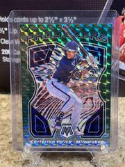 Christian Yelich [Reactive Green Mosaic] Baseball Cards 2021 Panini Mosaic Producers Prices