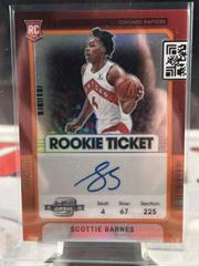 Scottie Barnes [Autograph Orange] #121 Basketball Cards 2021 Panini Contenders Optic Prices
