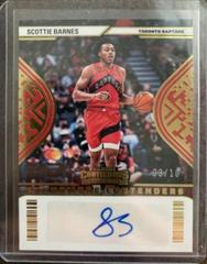Scottie Barnes [Gold] #SC-SBN Basketball Cards 2022 Panini Contenders Sophomore Autographs Prices