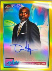 Dennis Hopson [Gold Refractor] #FA-DH Basketball Cards 2021 Topps Finest Autographs Prices
