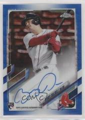 Bobby Dalbec [Blue Refractor] #RA-BD Baseball Cards 2021 Topps Chrome Rookie Autographs Prices