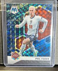 Phil Foden [Blue Pulsar] #39 Soccer Cards 2021 Panini Mosaic Road to FIFA World Cup Prices