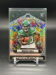 Breece Hall [No Huddle Silver] Football Cards 2022 Panini Mosaic Introductions Prices