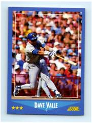 Dave Valle #126 Baseball Cards 1988 Score Prices