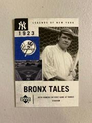 Babe Ruth Baseball Cards 2001 Upper Deck Legends of NY Prices