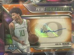 Kel'el Ware [Orange] #PCS-KW Basketball Cards 2022 Bowman Chrome University Prime Signatures Prices
