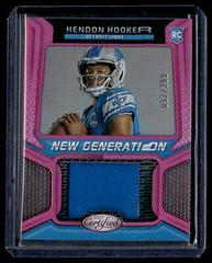 Hendon Hooker [Pink] #NGJM-16 Football Cards 2023 Panini Certified New Generation Jerseys Mirror Prices