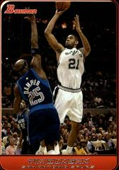 Tim Duncan Basketball Cards 2006 Bowman Prices