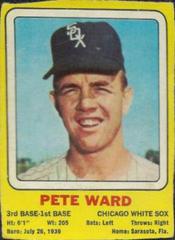 Pete Ward [Hand Cut] Baseball Cards 1969 Transogram Prices