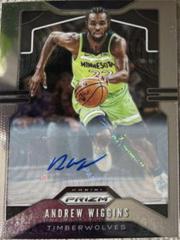 Andrew Wiggins #AWG Basketball Cards 2019 Panini Prizm Signatures Prices