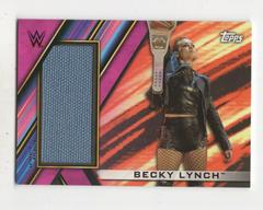 Becky Lynch [Pink] Wrestling Cards 2020 Topps WWE Women's Mat Relics Prices