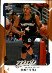 Randy Foye Basketball Cards 2008 Upper Deck MVP Prices