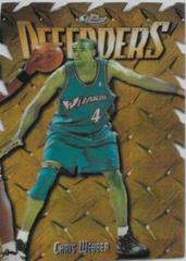 Chris Webber [Refractor] Basketball Cards 1997 Finest Embossed Prices