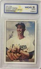 Sandy Koufax #49 Baseball Cards 1979 TCMA Baseball History Series Prices