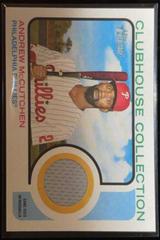 Andrew McCutchen Baseball Cards 2022 Topps Heritage Clubhouse Collection Relics Prices