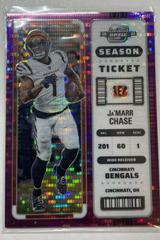 Ja'Marr Chase [Purple Pulsar] #10 Football Cards 2022 Panini Contenders Optic Prices