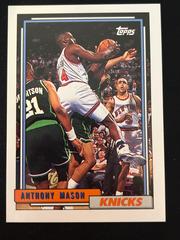 Anthony Mason #195 Basketball Cards 1992 Topps Prices