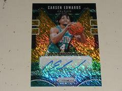 Carsen Edwards [Gold Shimmer] #CEW Basketball Cards 2019 Panini Prizm Rookie Signatures Prices