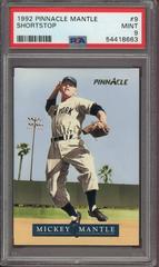Shortstop #9 Baseball Cards 1992 Pinnacle Mickey Mantle Prices