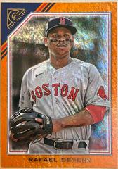 Rafael Devers [Orange Pattern] #3 Baseball Cards 2022 Topps Gallery Prices