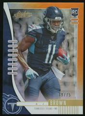 A.J. Brown [Spectrum Orange] #101 Football Cards 2019 Panini Absolute Prices