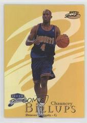 Chauncey Billups 24 KT Gold Basketball Cards 1998 Fleer Brilliants Prices
