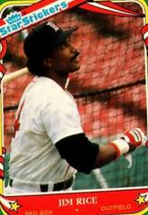 Jim Rice #99 Baseball Cards 1987 Fleer Star Stickers Prices