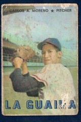 Carlos Moreno #64 Baseball Cards 1967 Venezuela Topps Prices