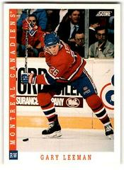 Gary Leeman Hockey Cards 1993 Score Prices
