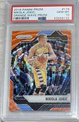 Nikola Jokic [Orange Wave Prizm] Basketball Cards 2016 Panini Prizm Prices