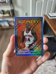 Anthony Mason Refractor w Coating #184 Basketball Cards 1995 Finest Prices