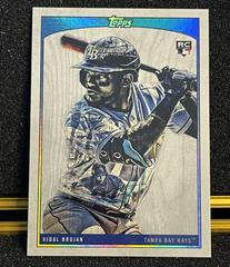 Vidal Brujan [Blue Rainbow Foil] #2 Baseball Cards 2022 Topps X Lauren Taylor Prices