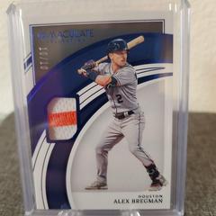 Alex Bregman [Blue] #5 Baseball Cards 2022 Panini Immaculate Prices
