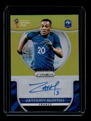 Anthony Martial [Gold Prizm] Soccer Cards 2018 Panini Prizm World Cup Signatures Prices