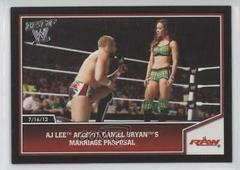 AJ Lee Accepts Daniel Bryan's Marriage Proposal [Silver] Wrestling Cards 2013 Topps Best of WWE Prices