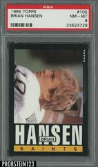 Brian Hansen #105 Football Cards 1985 Topps Prices