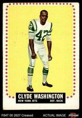 Clyde Washington #129 Football Cards 1964 Topps Prices