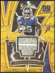 Saquon Barkley [Gold] #SP-SBA Football Cards 2021 Panini Select Sparks Relics Prices