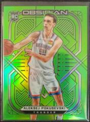 Aleksej Pokusevski [Green Flood] #187 Basketball Cards 2020 Panini Obsidian Prices