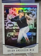 Brian Anderson [Blue] #15 Baseball Cards 2018 Panini Chronicles Studio Prices
