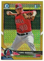 Chris Rodriguez [Gold Refractor] #BCP-108 Baseball Cards 2018 Bowman Chrome Prospects Prices