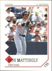 Don Mattingly #135 Baseball Cards 1992 Panini Stickers Prices