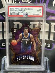 Zion Williamson #8 Basketball Cards 2019 Panini Contenders Superstar Die-Cuts Prices