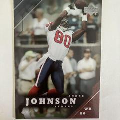 Andre Johnson #75 Football Cards 2005 Upper Deck Prices