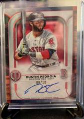 Dustin Pedroia [Red] #TA-DP Baseball Cards 2022 Topps Tribute Autographs Prices